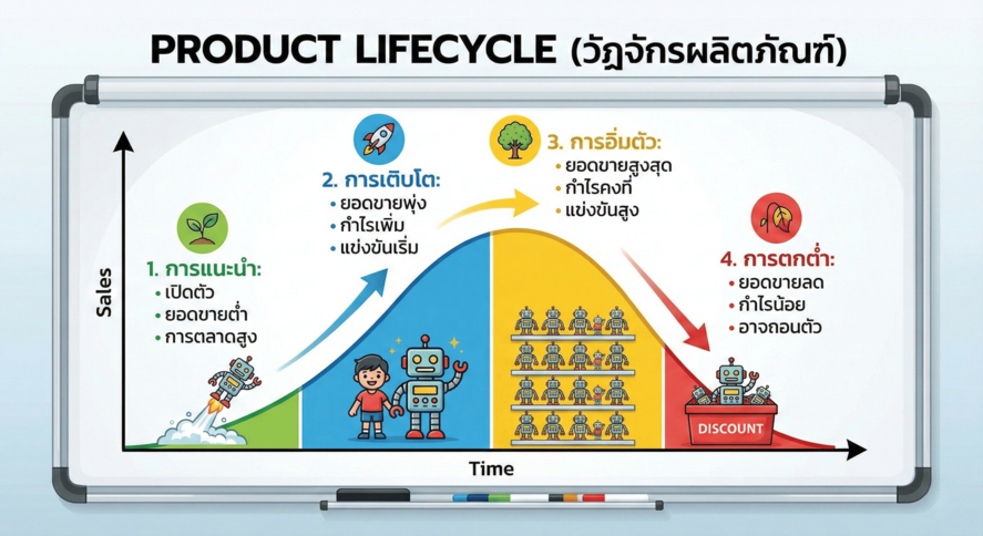 product-lifecycle-วงจรชีวิตผลิตภัณฑ์-สินค้า product-lifecycle